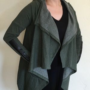 NWT JET by JOHN ESHAYA Olive Hoodie Jacket